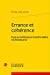 Seller image for Errance et cohérence: Essai sur la littérature transfrontalière à la Renaissance [FRENCH LANGUAGE - No Binding ] for sale by booksXpress