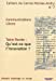 Seller image for Cahiers du Cercle Nicolas Andry, N° 7 : Qu'est-ce que l'innovation ? [FRENCH LANGUAGE - No Binding ] for sale by booksXpress