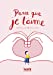 Imagen del vendedor de Parce que je t'aime [FRENCH LANGUAGE - No Binding ] a la venta por booksXpress