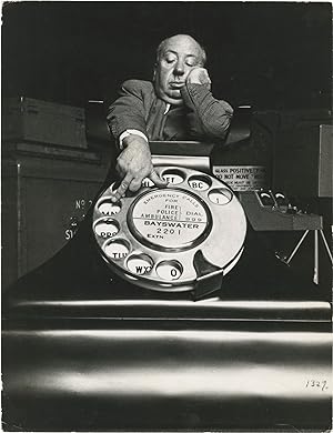 Bild des Verkufers fr Dial M for Murder (Archive of five original oversize special photographs of Alfred Hitchcock on the set of the 1954 film) zum Verkauf von Royal Books, Inc., ABAA