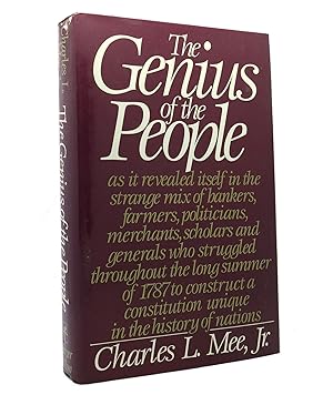 Seller image for THE GENIUS OF THE PEOPLE for sale by Rare Book Cellar