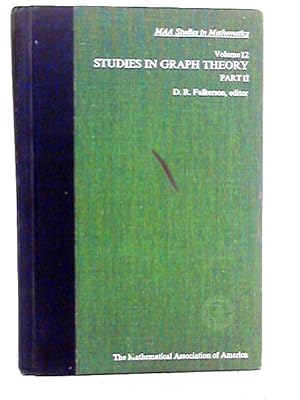 Bild des Verkufers fr Studies in Graph Theory Part II zum Verkauf von World of Rare Books