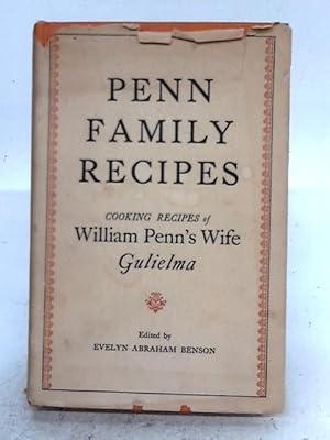 Immagine del venditore per Penn Family Recipes venduto da World of Rare Books