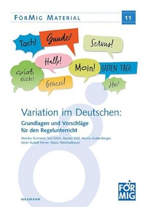 Seller image for Variation im Deutschen: Grundlagen und Vorschlge fr den Regelunterricht for sale by BuchWeltWeit Ludwig Meier e.K.