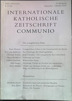 Bild des Verkufers fr Die evangelischen Rte; Perspektiven. Internationale katholische Zeitschrift Communio. zum Verkauf von books4less (Versandantiquariat Petra Gros GmbH & Co. KG)