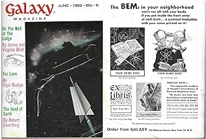 Bild des Verkufers fr Galaxy Magazine 1962 Vol. 20, No. 5 June zum Verkauf von John McCormick