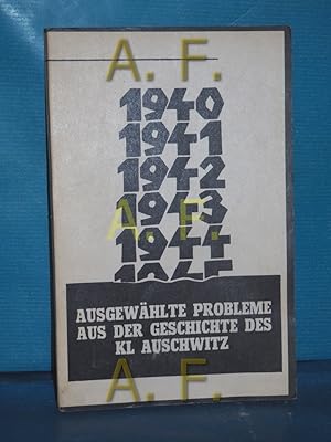 Seller image for Ausgewhlte Probleme aus der Geschichte des KL Auschwitz. Staatliches Auschwitz-Museum , Aktion Shnezeichen/Friedensdienste. [bers.: Herta Henschel] for sale by Antiquarische Fundgrube e.U.