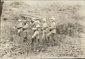 Foto Ansichtskarte / Postkarte Französische Soldaten in Uniform, Tirailleurs 1914