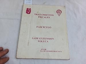 Imagen del vendedor de Tratamientos fiscales. Fascculo. Sade Extensin Toluca. a la venta por Librera "Franz Kafka" Mxico.