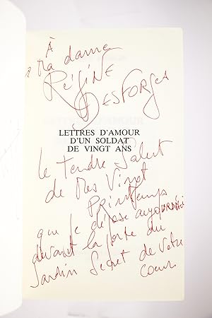 Seller image for Lettres d'amour d'un soldat de vingt ans for sale by Librairie Le Feu Follet