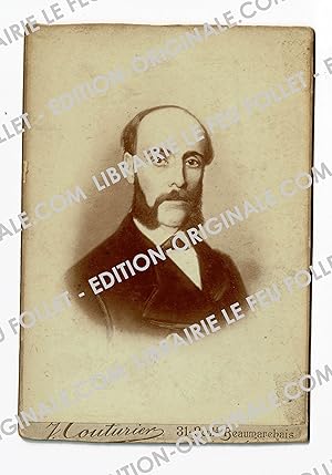Image du vendeur pour Portrait photographique d'Auguste Destouches, grand pre paternel de Louis-Ferdinand Cline mis en vente par Librairie Le Feu Follet