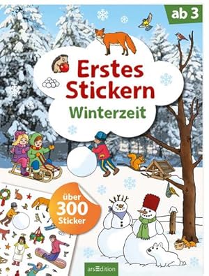 Bild des Verkufers fr Erstes Stickern - Winterzeit : ber 300 Sticker zum Verkauf von Smartbuy