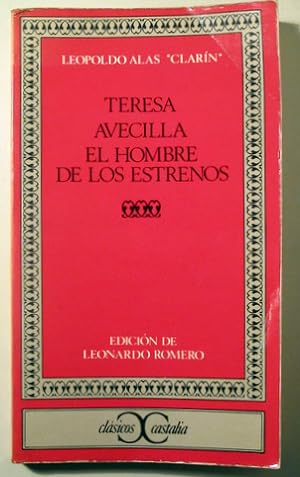 Imagen del vendedor de TERESA. AVECILLA. EL HOMBRE DE LOS ESTRENOS - Madrid 1976 a la venta por Llibres del Mirall