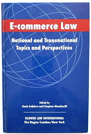 Seller image for E-commerce Law: National and Transnational Topics and Perspectives for sale by PsychoBabel & Skoob Books