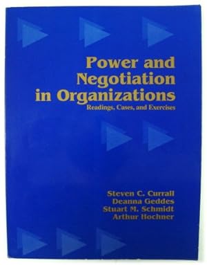 Bild des Verkufers fr Power and Negotiations in Organizations: Readings, Cases, And Exercises zum Verkauf von PsychoBabel & Skoob Books