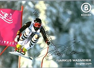 Bild des Verkufers fr Original Autogramm Markus Wasmeier Skilegende /// Autograph signiert signed signee zum Verkauf von Antiquariat im Kaiserviertel | Wimbauer Buchversand