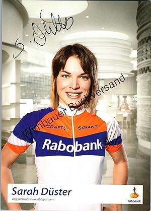 Bild des Verkäufers für Original Autogramm Sarah Düster /// Autograph signiert signed signee zum Verkauf von Wimbauer Buchversand
