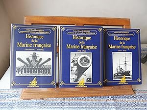 Image du vendeur pour HISTORIQUE de la Marine Franaise (1815 - 1918) + (1922 - 1942) + (Novembre 1942 - Aot 1945) mis en vente par librairie ESKAL