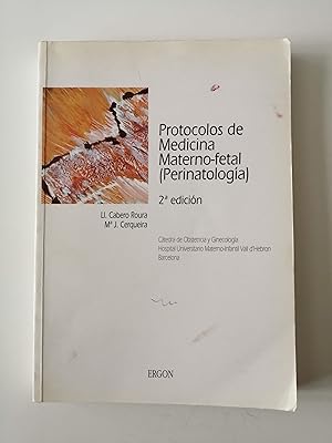 Bild des Verkufers fr Protocolos de Medicina Materno-fetal (Perinatologa) zum Verkauf von Perolibros S.L.