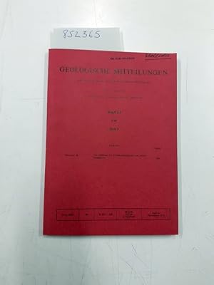 Geologische Mitteilungen - Band 10, Heft 3