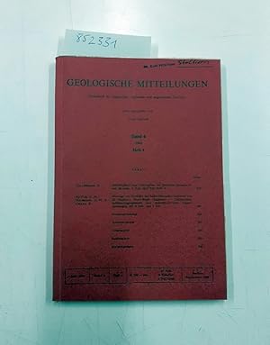 Geologische Mitteilungen - Band 4, Heft 4