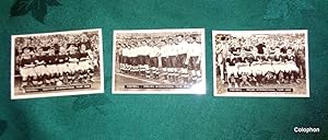 Football: England, Scotland & Wales International TeamS 1935/6. 3 Ardath Photocard. Team PhotoS.