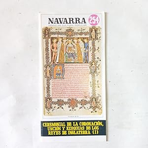 NAVARRA TEMAS DE CULTURA POPULAR 254: CEREMONIAL DE LA CORONACIÓN, UNCIÓN Y EXEQUIAS DE LOS REYES...