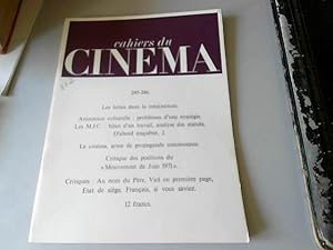 Bild des Verkufers fr cahiers du cinema 245-246. les luttes dans la conjonction. avril-mai- juin zum Verkauf von JLG_livres anciens et modernes