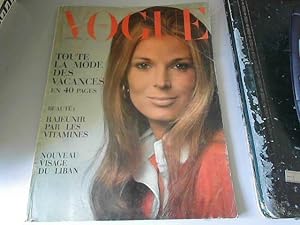 Bild des Verkufers fr VOGUE Paris juin juillet 1969 cover Madame Paul Anka Dior revue june magazine zum Verkauf von JLG_livres anciens et modernes
