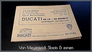 Ducati 98 TS - 98 Bronco spare parts catalogue