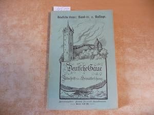 Deutsche Gaue. Zeitschrift für Heimatforschung. Band III. / 2. Auflage. Anleitungen zu Beobachtun...