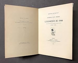 [SOMM (H.)]. Journal d'un nègre à l'exposition de 1900. Soixante-dix-neuf aquarelles originales d...