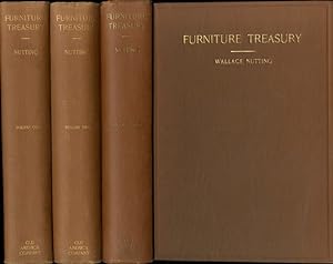 Seller image for Furniture Treasury ( Mostly of American Origin ). All Periods of American Furniture with Some Foreign Examples in America Also American Hardware and Household Utensils. Three Volumes. for sale by Lavendier Books