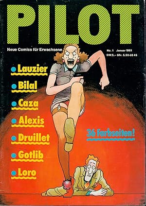 Pilot - Nr. 01 - Neue Comics für Erwachsene; Vermerk: Bei dem Heft wurden die angerosteten Heftkl...