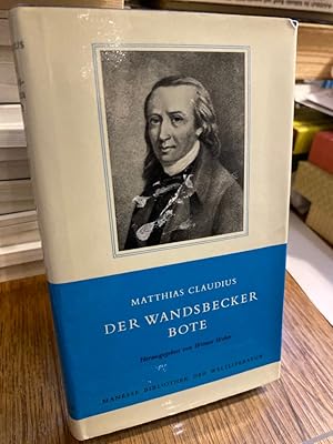 Bild des Verkufers fr Der Wandsbecker Bote. Herausgegeben von Werner Weber. (= Manesse-Bibliothek der Weltliteratur). zum Verkauf von Altstadt-Antiquariat Nowicki-Hecht UG