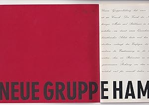 Neue Gruppe Hamburg. [Gründungskatalog 30. März 1963].