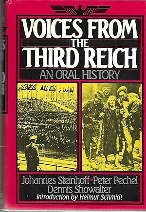 Imagen del vendedor de Voices from the Third Reich, An Oral History a la venta por GLENN DAVID BOOKS