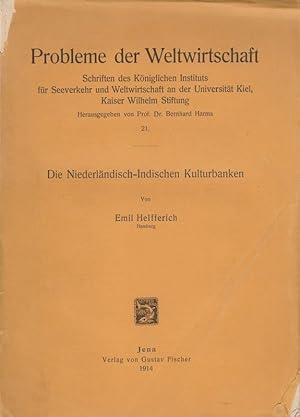 Bild des Verkufers fr Die niederlndisch-indischen Kulturbanken. (Probleme der Weltwirtschaft ; 21). zum Verkauf von Brbel Hoffmann
