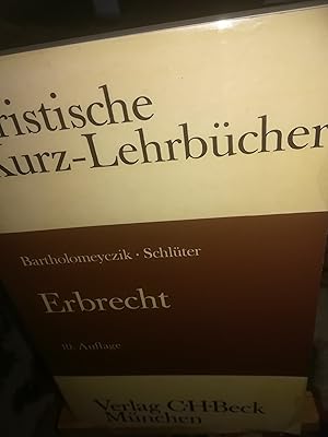 Seller image for Erbrecht, 10. Auflage for sale by Verlag Robert Richter