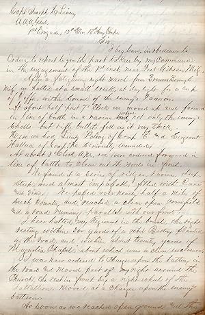 Seller image for [Manuscript compilation of official reports for the Battle of Port Gibson.] for sale by James Arsenault & Company, ABAA