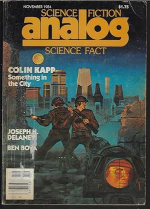 Imagen del vendedor de ANALOG Science Fiction/ Science Fact: November, Nov. 1984 a la venta por Books from the Crypt