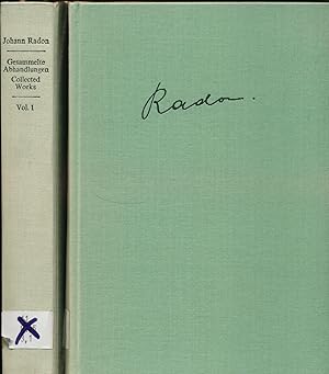 Seller image for Johann Radon Gesammelte Abhandlungen 1+2 for sale by avelibro OHG
