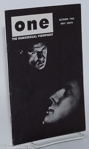 Imagen del vendedor de ONE Magazine; the homosexual viewpoint; vol. 10, #10, October 1962 a la venta por Bolerium Books Inc.