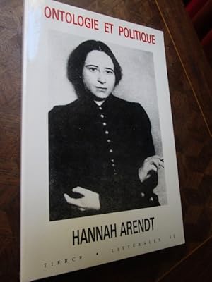 Immagine del venditore per Ontologie et Politique, Actes du colloque Hannah Arendt venduto da Magnus