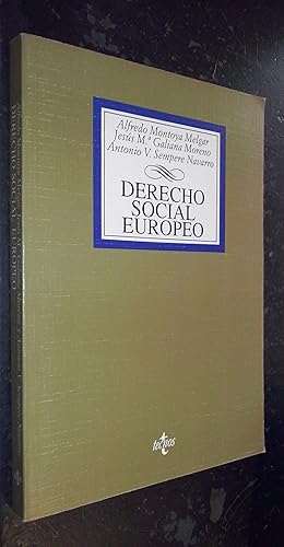 Image du vendeur pour Derecho social europeo mis en vente par Librera La Candela