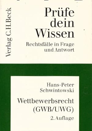 Seller image for Prfe dein Wissen, H.22, Wettbewerbsrecht (GWB/UWG) for sale by AMAHOFF- Bookstores