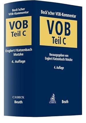 Bild des Verkufers fr Beckscher VOB- und Vergaberechts-Kommentar, Teil C zum Verkauf von moluna