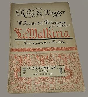 La Walkiria prima giornata della trilogia Riccardo Wagner Ricordi
