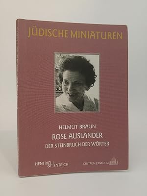 Bild des Verkufers fr Rose Auslnder Der Steinbruch der Wrter zum Verkauf von ANTIQUARIAT Franke BRUDDENBOOKS