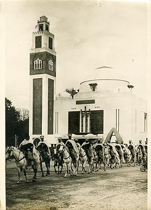 "PAVILLON D'ALGÉRIE EXPOSITION COLONIALE 1931" Photo de presse originale G. DEVRED Agence ROL Par...